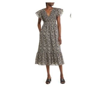 NWT RAILS Clementine Floral Smocked Cotton Dress Size XXS